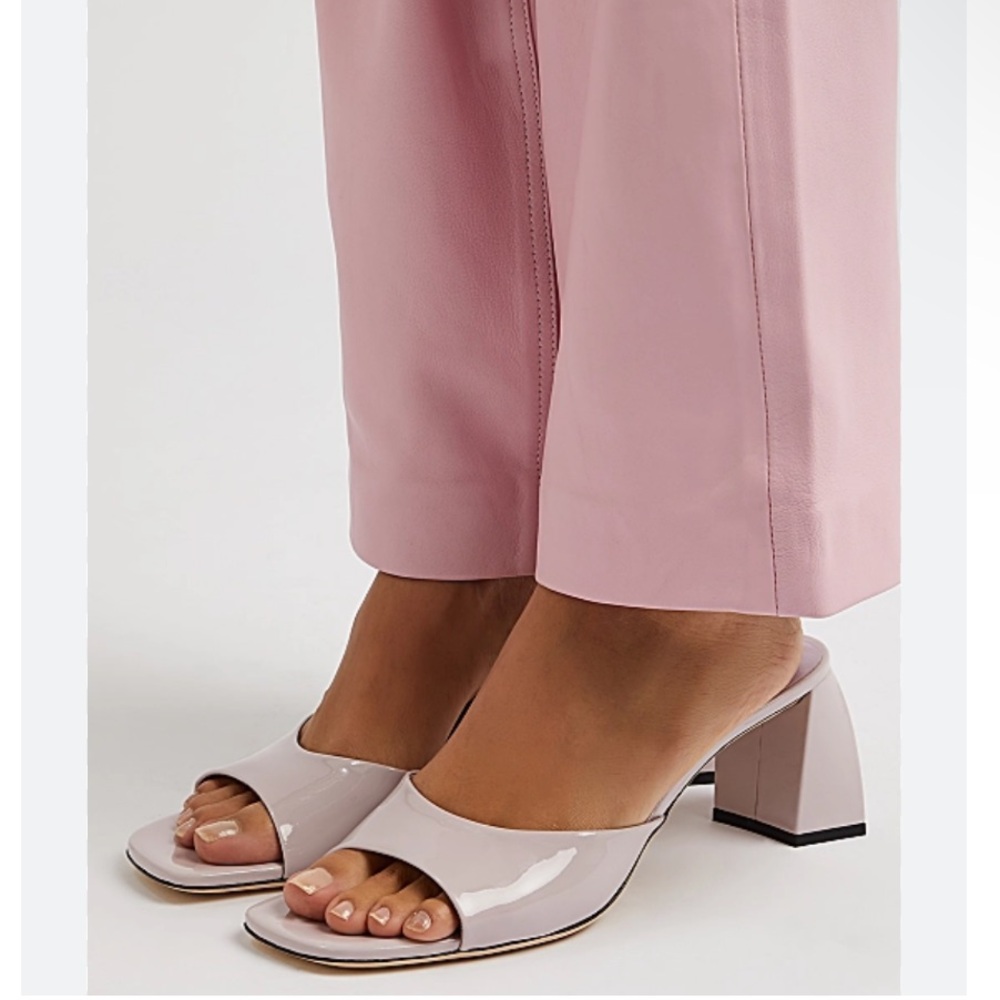 BY FAR Mules ROMY in light purple size 38 US 8 women